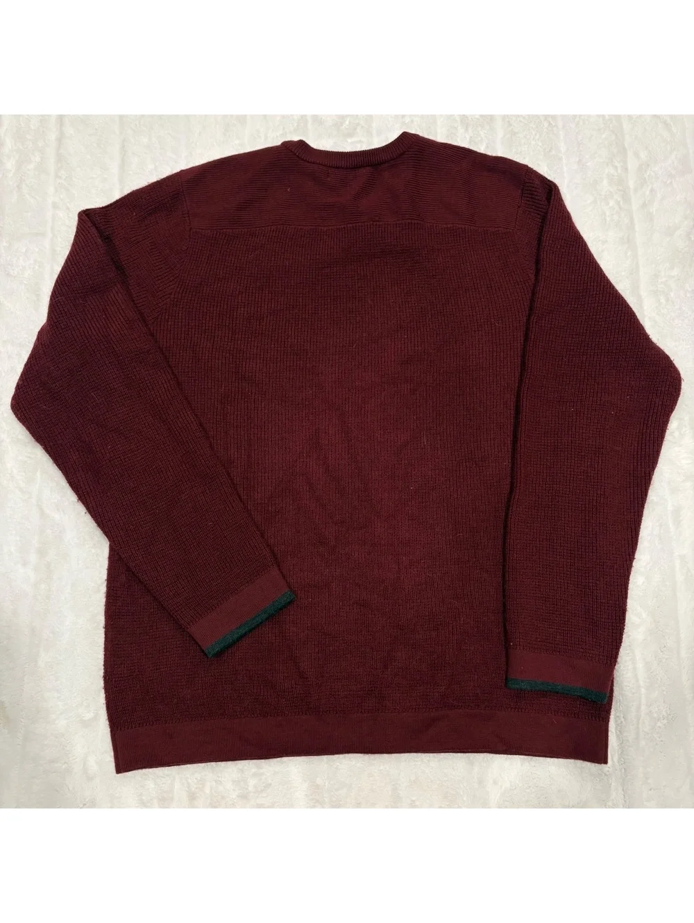 Smartwool Maroon Wool Sweater Men's Medium Warm Cozy Merino Knitwear